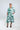 Emerald Oasis Tiered Shirt Dress