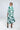 Emerald Oasis Tiered Shirt Dress