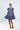Chambray Ruffle Hem Mini Dress