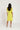 Zesty Lime Puff-Sleeve A-Line Dress