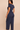 Navy Short Sleeve Belted Jumpsuit