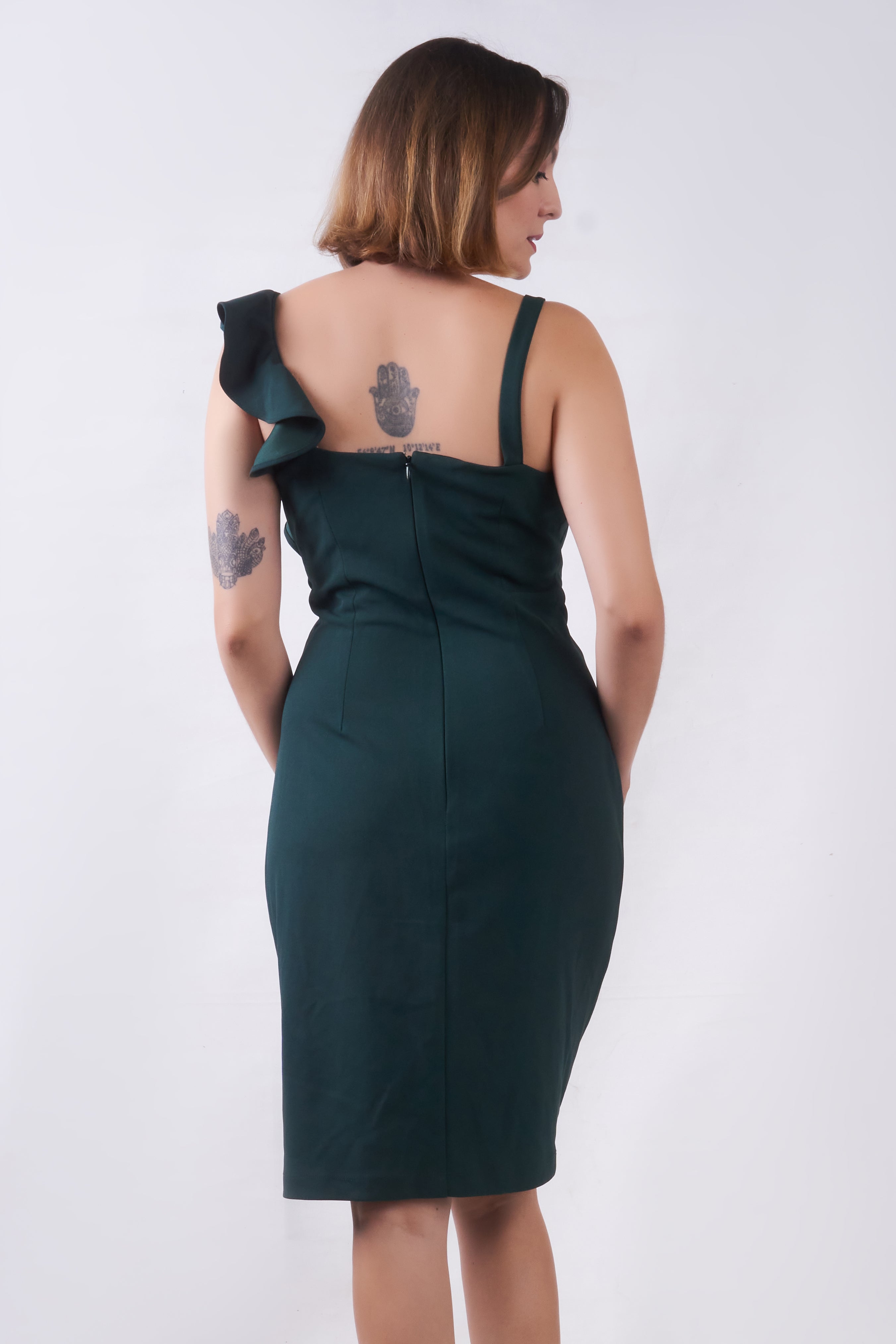 Brittany Ruffel Dress - Avirate Sri Lanka