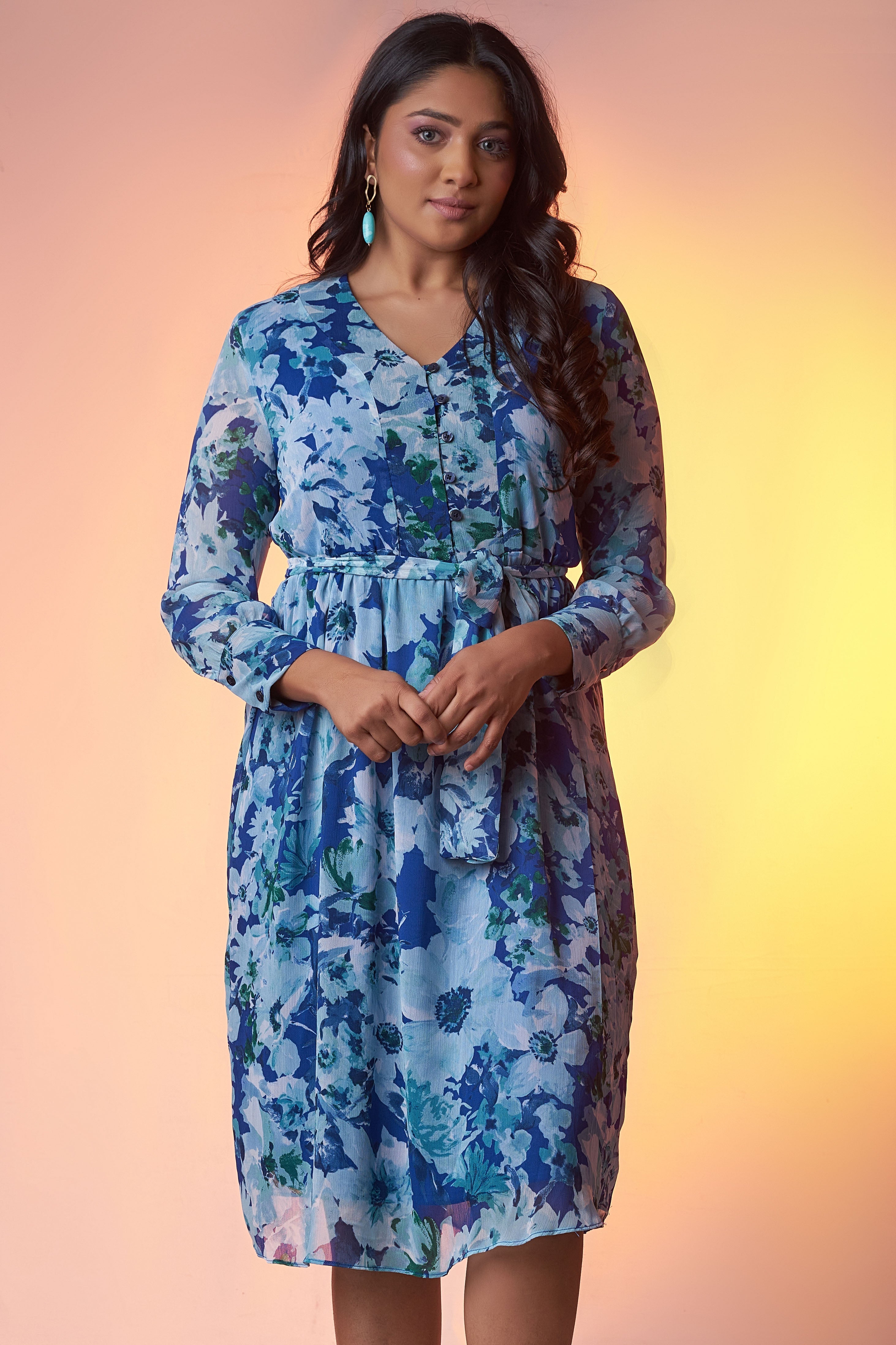 Elisa Petal midi dress - Avirate Sri Lanka