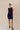 Textured mini dress - Navy