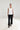 White Cowl Neck Sleeveless Top