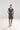 Chic Monochrome Tweed Pencil Dress