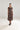 Bown Black-Abstract Print Midi Dress