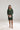 Olive Green Textured Wrap Dress