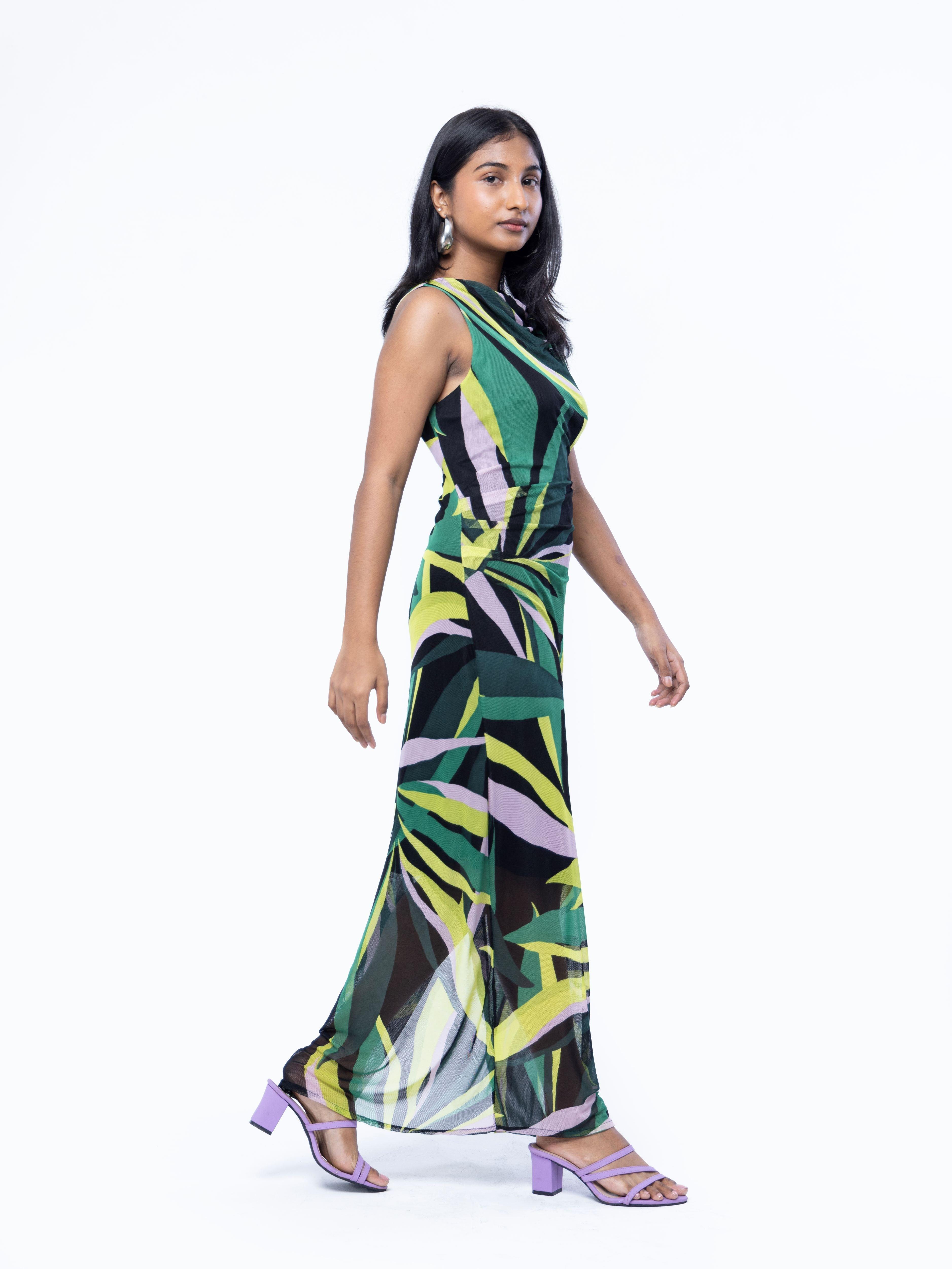 Mesh Maxi Dress - Avirate Sri Lanka
