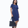 Blue Jersey Dress Mini - Avirate Sri Lanka