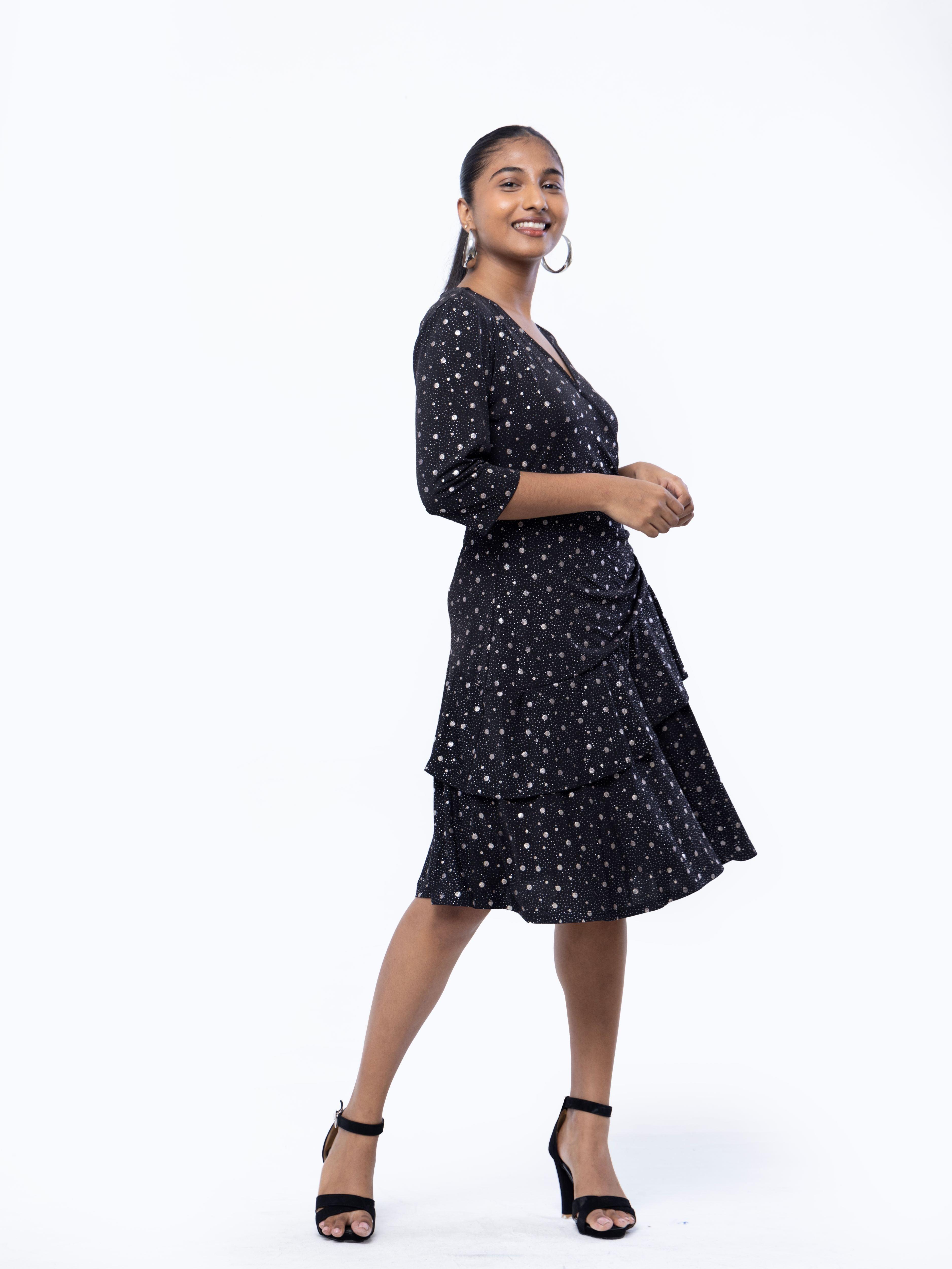 Stylish Party Dress Black - Avirate Sri Lanka