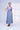 BlueStrip Button-Front Maxi Dress