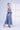 BlueStrip Button-Front Maxi Dress
