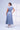 BlueStrip Button-Front Maxi Dress