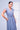 BlueStrip Button-Front Maxi Dress