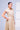 Biege Blend Drawstring Shirtdress