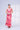 Red Multi Floral Bias-Cut Maxi