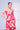 Red Multi Floral Bias-Cut Maxi