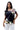 Blacky Side Print Top