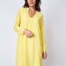 Flowing oversized yellow dress - Avirate Sri Lanka