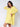 Flowing oversized yellow dress