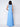 High - Low beaded dress - light blue