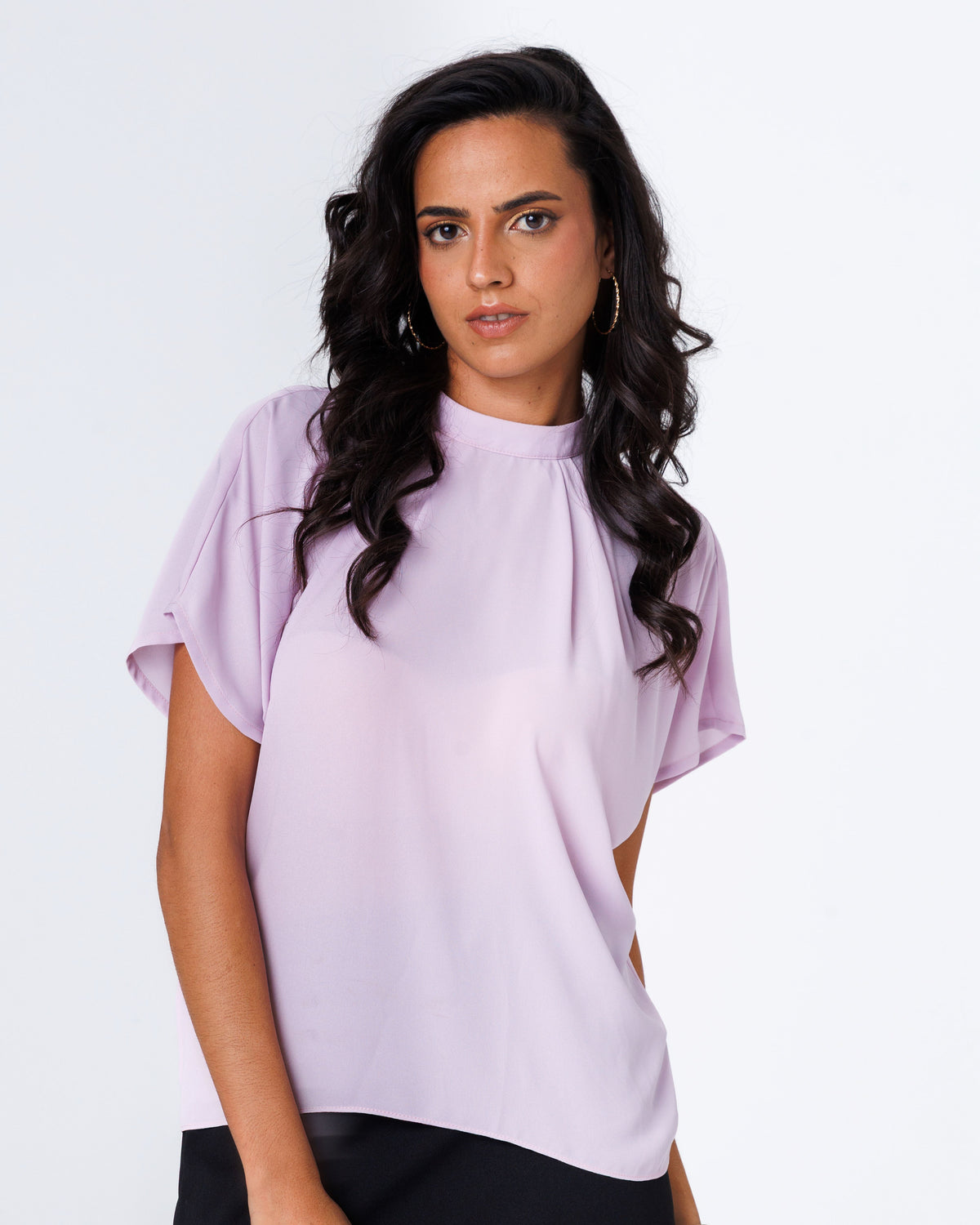 Violet Chiffon Top