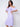 Lilac shoulder cutout dress