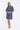 Blue Paisley Shirt Dress