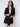 Tie waist blazer - Black