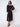 Victorian bell sleeve black dress
