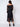Victorian bell sleeve black dress