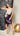 Purple Sequin Skirt