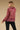 Anna Sheer Top - maroon - Avirate Sri Lanka