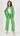 All green power suit pant