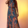 Boho Front Ruffle Floral Maxi Dress - Avirate Sri Lanka