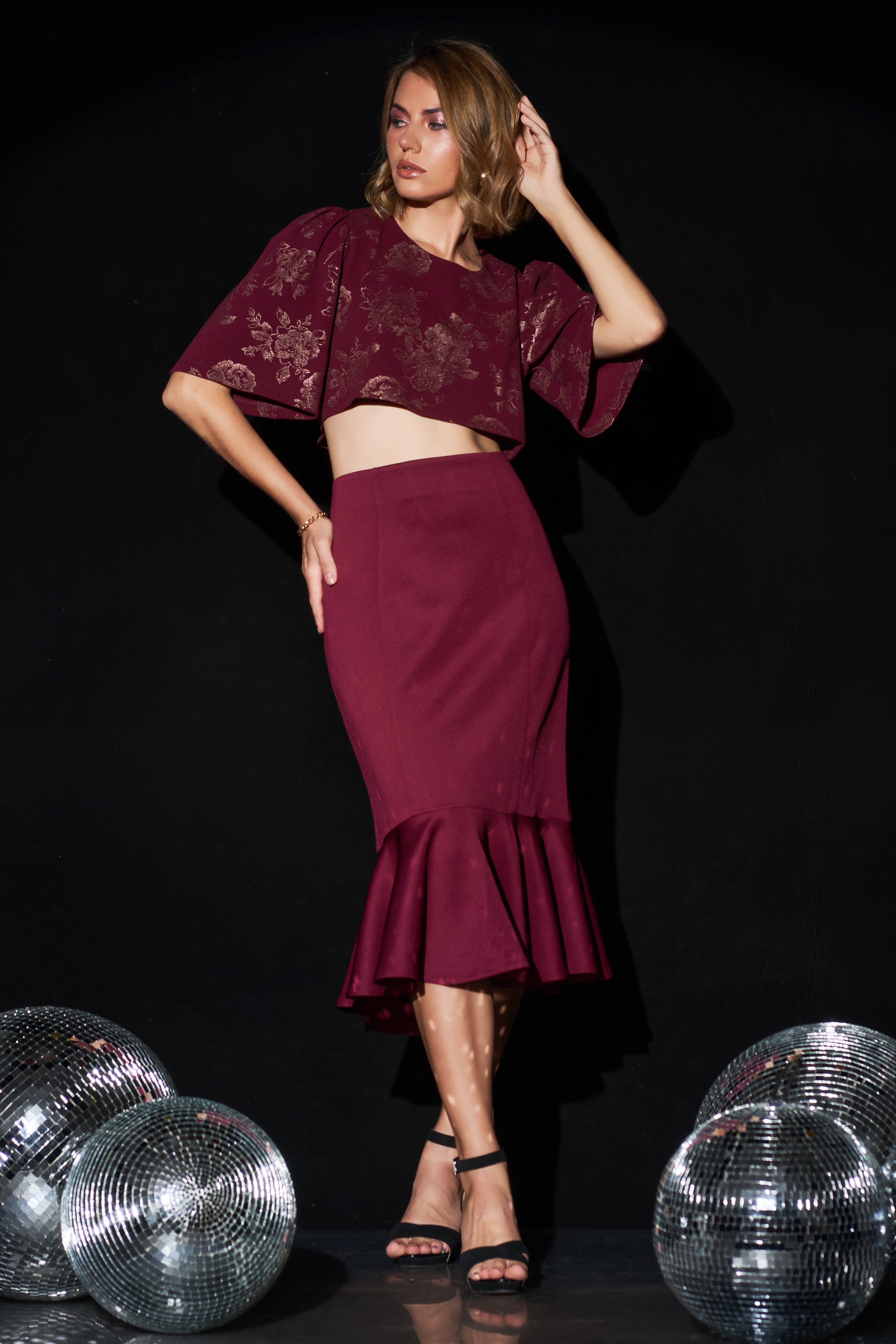 Leonora Fit and flare skirt
