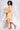 Cream side tie up dress