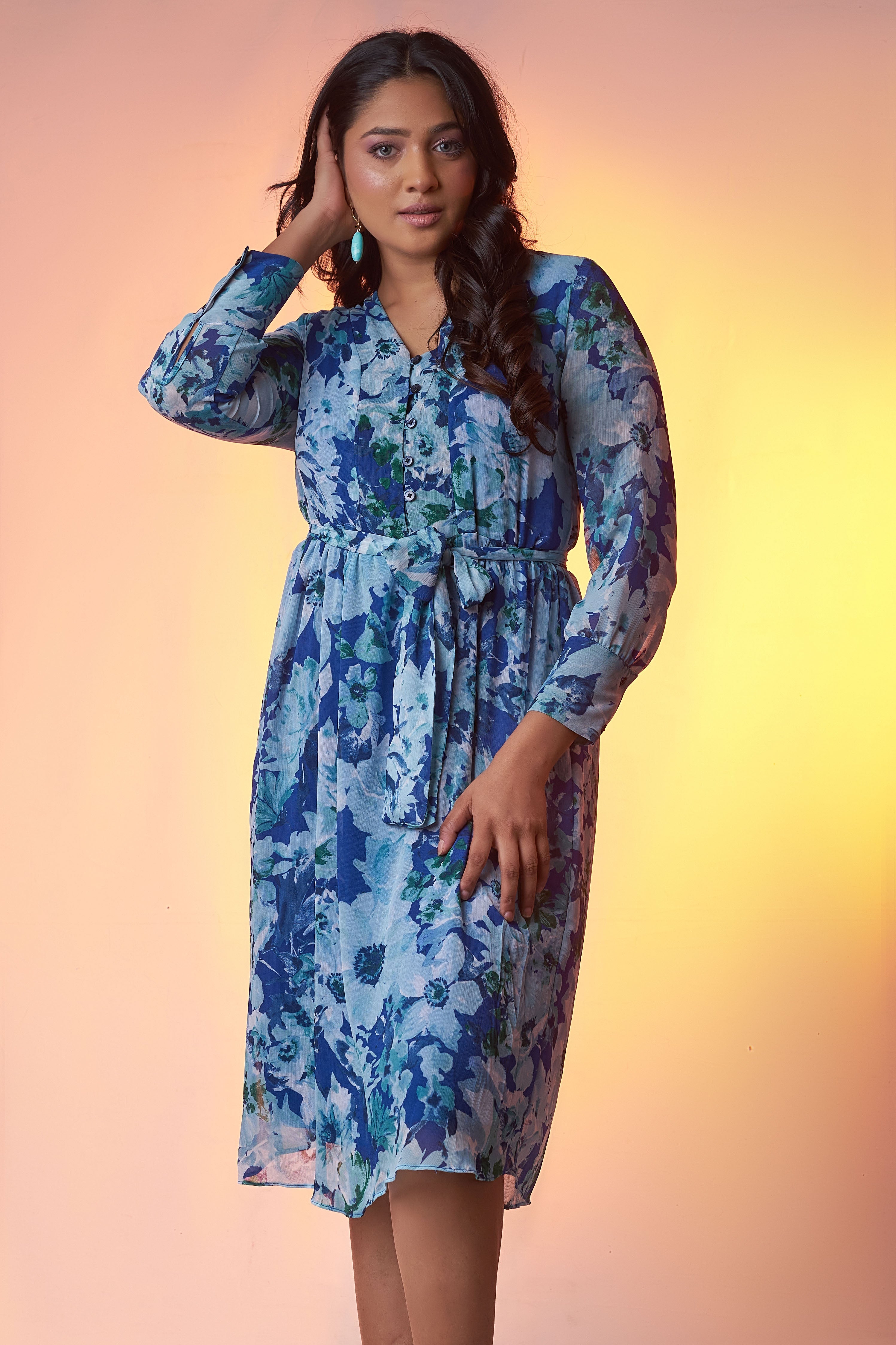 Elisa Petal midi dress - Avirate Sri Lanka