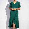 Emerald Tie on waist dress - Avirate Sri Lanka