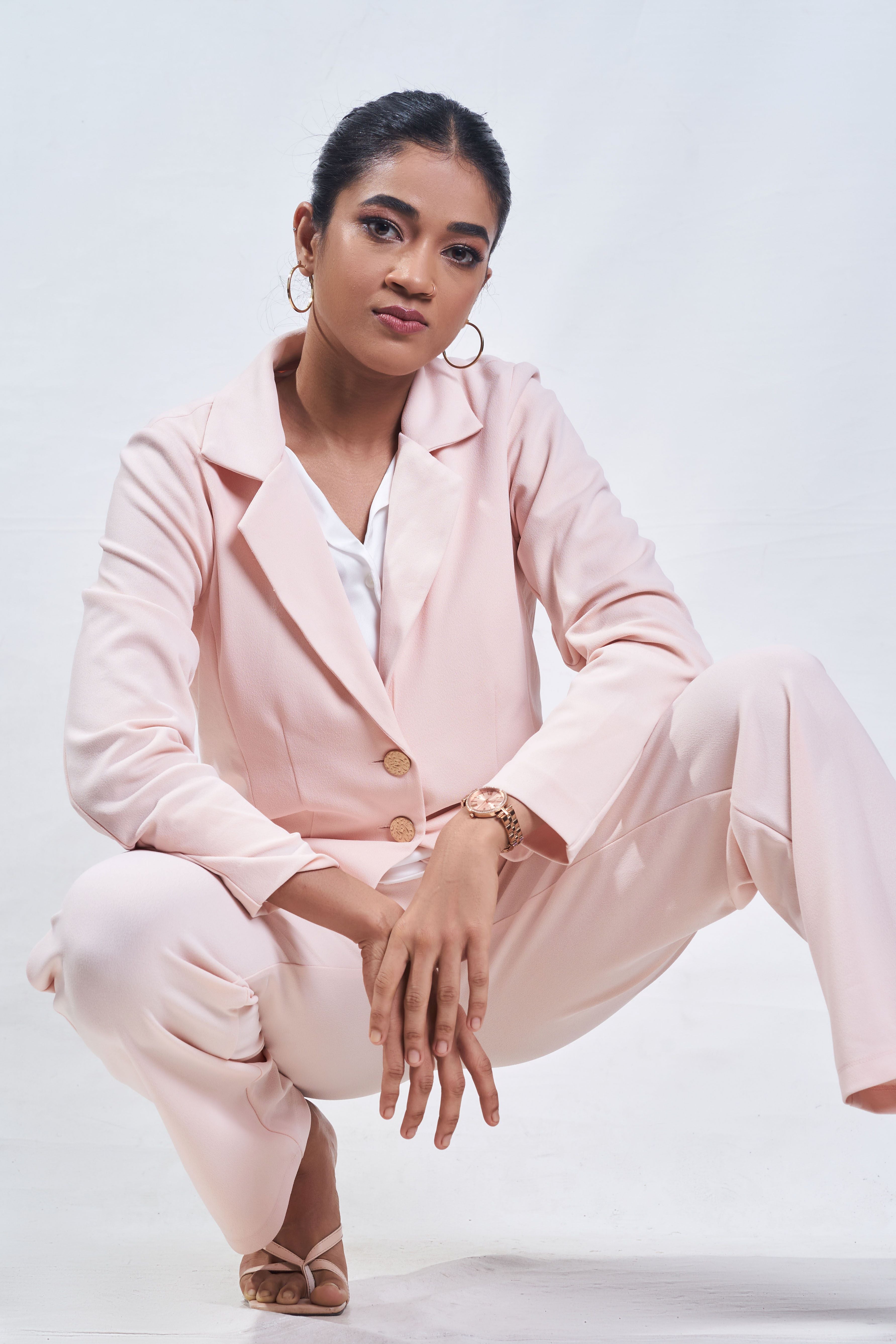 Refined double buttoned blazer