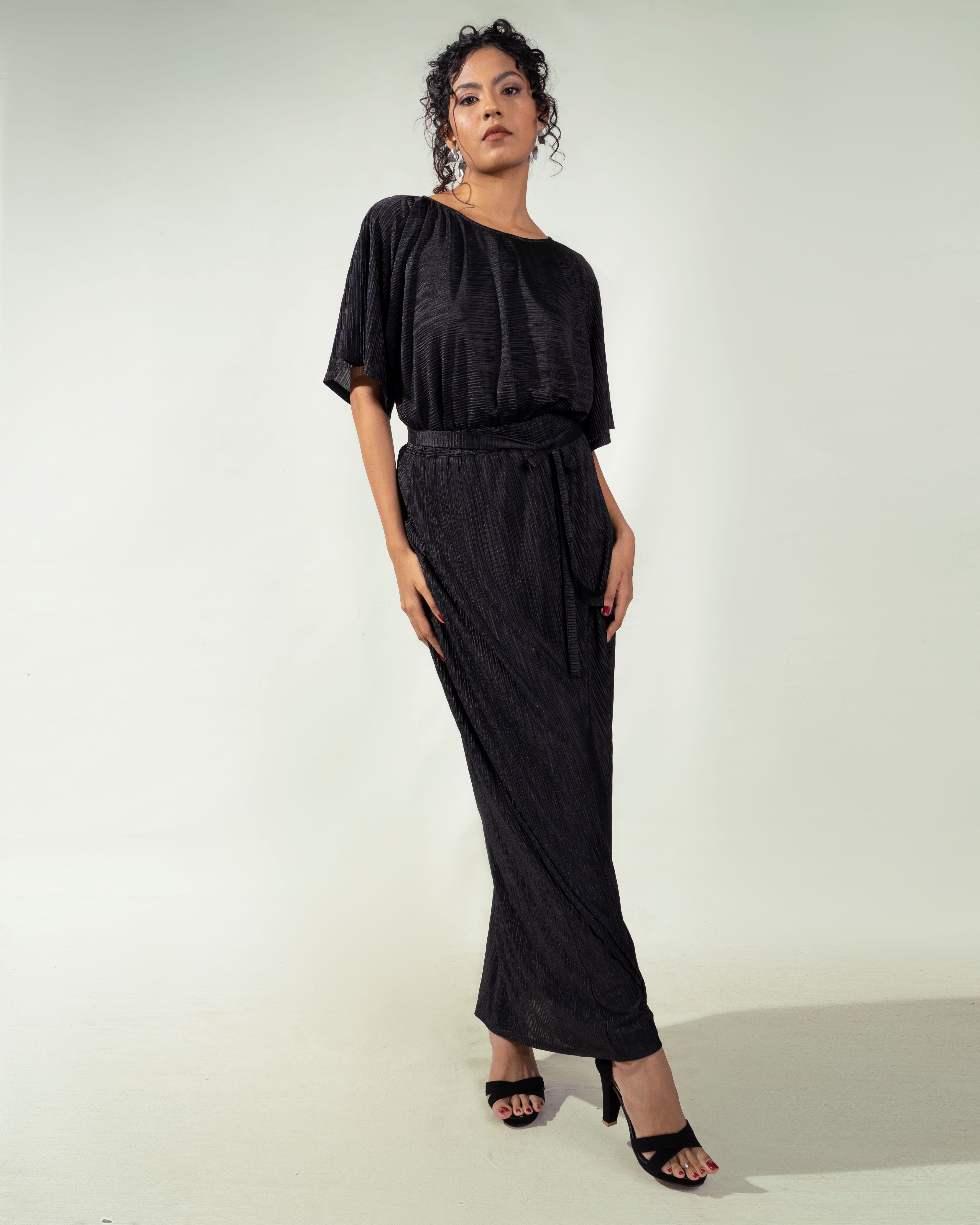 Grace plisse pleat top
