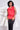 Lady in red wrap top - Avirate Sri Lanka