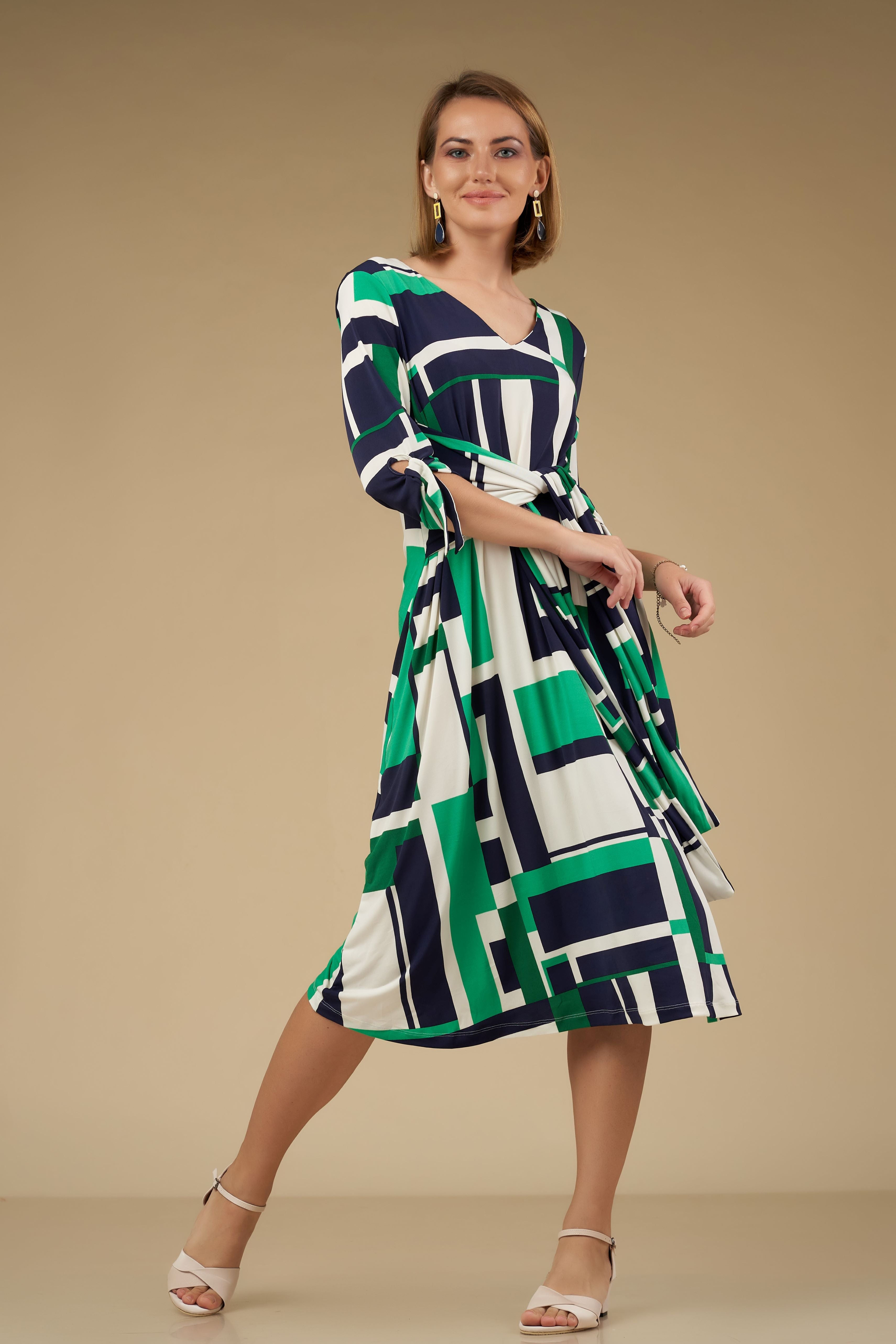 Mint wrap Dress