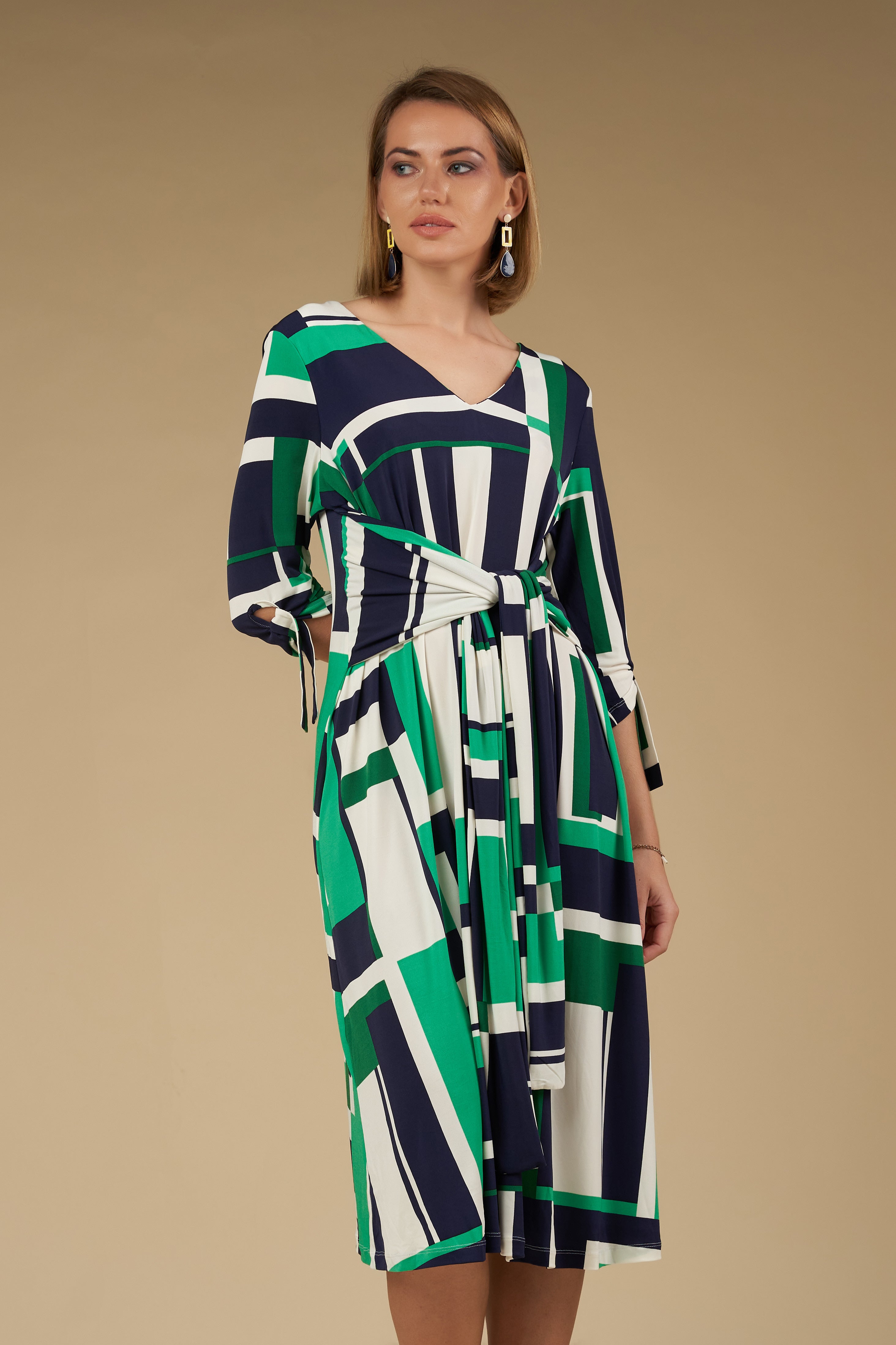 Mint wrap Dress