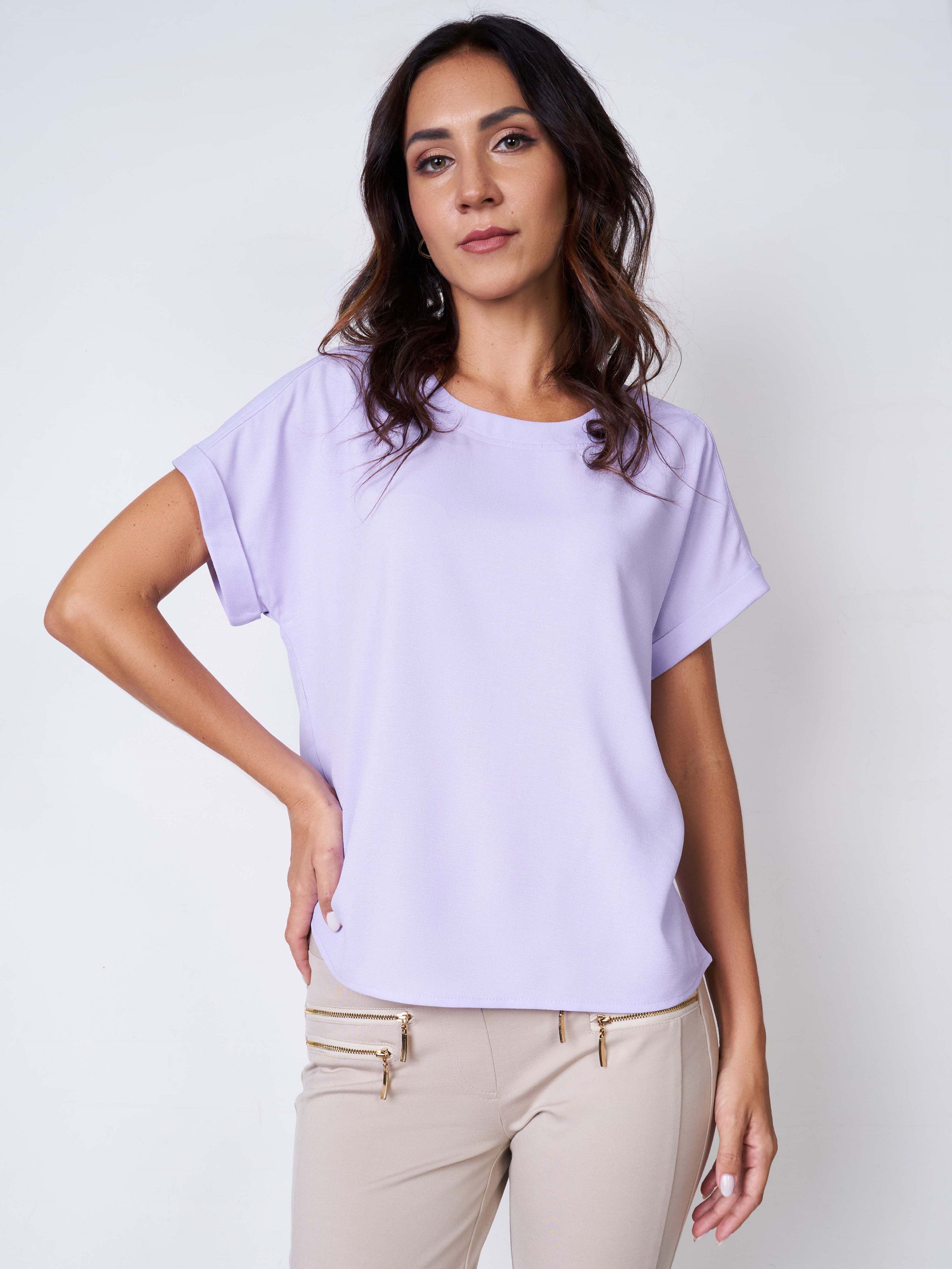 Pastel purple loose top - Avirate Sri Lanka