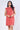 Tara Flare Dress - Brick Red